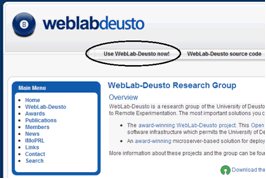 Acceso al laboratorio remoto 