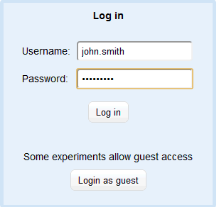 Access to remote laboratory