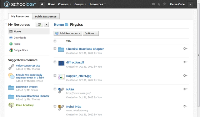 Schoology | OLAREX english